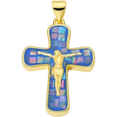 Amparo Miranda Křížek Shell Christian Cross J18 Barva tmavě modrý