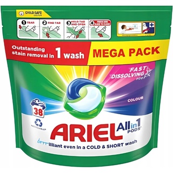 Ariel Allin1 Pods Color Kapsule na pranie 38 PD