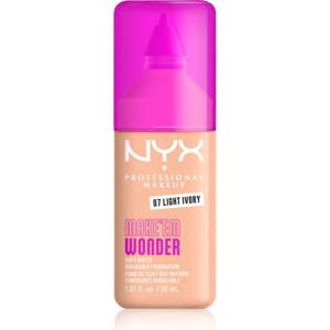 NYX Professional Makeup Make ‘Em Wonder лек матиращ фон дьо тен цвят 07 Light Ivory 30ml