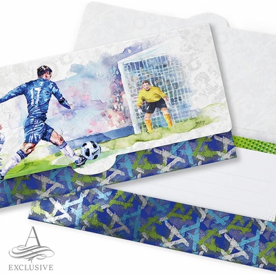 ARGUS Obálka s kartičkou futbalista 87-6011