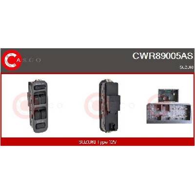 Spínač, zvedací zařízení oken CASCO CWR89005AS
