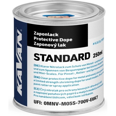 Kavan zaponový lak STANDARD 250ml KAV56.9989A
