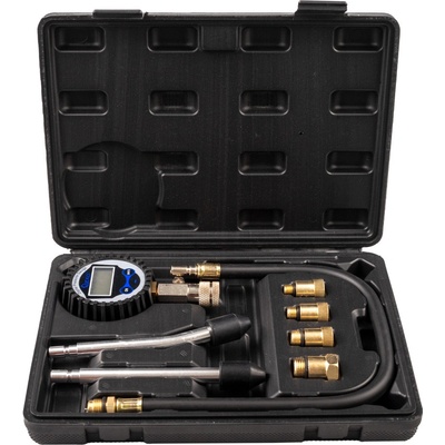 Kompresiometr pro zážehové motory, LCD displej, sada 8ks, tester komprese GEKO G02509 – Zbozi.Blesk.cz