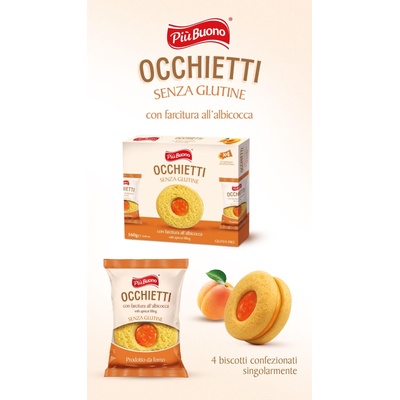 PIU BUONO бисквити с кайсия без глутен