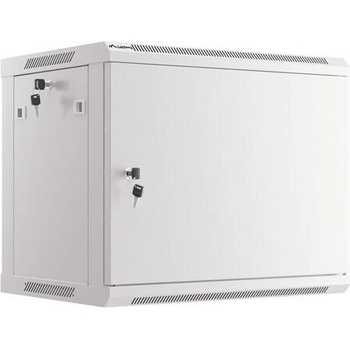 Lanberg Комуникационен шкаф, Lanberg rack cabinet 19" wall-mount 9U/600x450 for self-assembly with metal door grey (flat pack) (WF01-6409-00S)