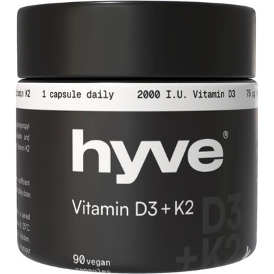hyve Vitamín D3+K2 90 kapslí
