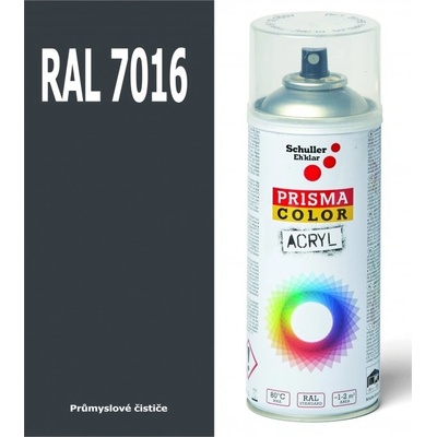 Schuller Eh'klar Prisma Color 91314 RAL 7016 Sprej šedý lesklý 400 ml, odstín barva antracitová šedá