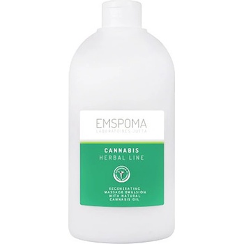 Emspoma Herbal Line Cannabis masážní emulze 1000 ml