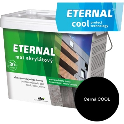 Eternal mat akrylátový 10 kg čierna