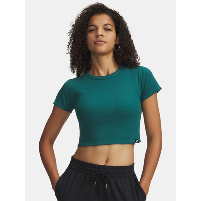 Under Armour Дамска тениска Under Armour UA Rival Rib Baby Tee Under Armour | Zelen | ЖЕНИ | L