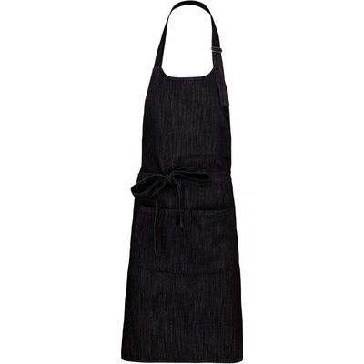 Kariban Vintage Polycotton K890 Zástera black denim