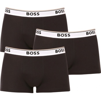 Boss pánské boxerky černé 3 Pack