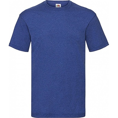 Fruit of the Loom tričko Valueweight Tee Kráľovsky modrá melírová