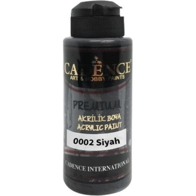 Cadence Premium Akrylová farba čierna 120 ml