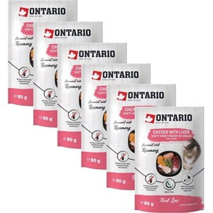 ONTARIO Herb паста за котенца пиле 6 x 80 г