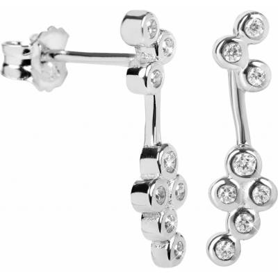 Silver Cat Něžné náušnice se zirkony Beauty SC288