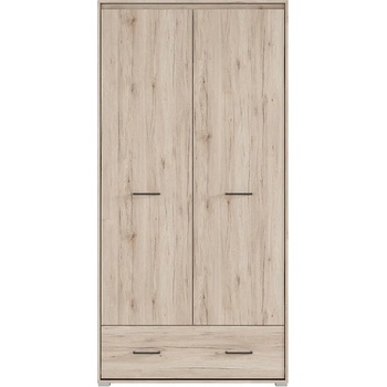 Image 1 of Black Red White Двукрилен гардероб Ronse SZF2D1S