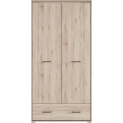 Black Red White Двукрилен гардероб Ronse SZF2D1S