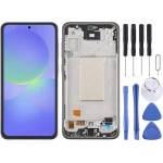 Samsung OEM OLED LCD Дисплей и Тъч Скрийн с Рамка за Samsung Galaxy A36 SM-A366B - Сив