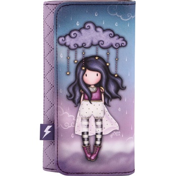 Santoro Голям кожен портфейл Santoro Gorjuss Whatever the Weather - Little Storm Cloud (341GJ22)