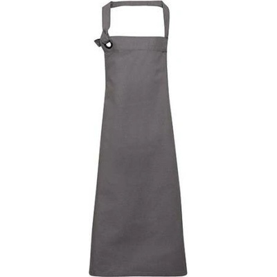 Premier Workwear Pracovná zástera za krk PR130 Dark Grey Pantone 431 72 x 86 cm