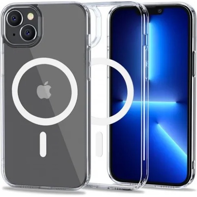 Apple Силиконов калъф кейс TECH-PROTECT FLEXAIR Hybrid MagSafe за iPhone 14 Plus, прозрачен