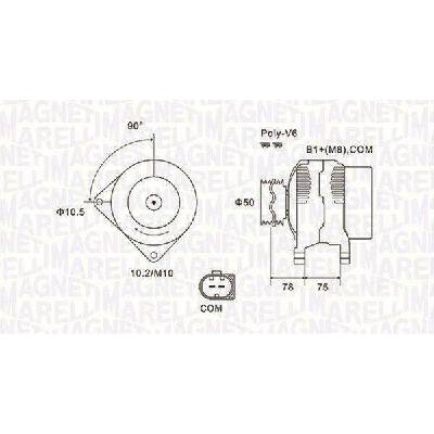 Generátor MAGNETI MARELLI 063731825010