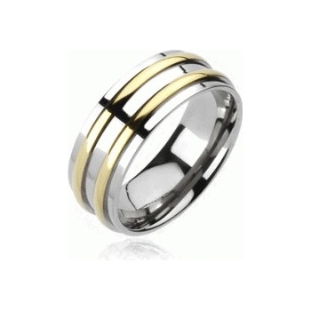 Steel Edge Titanový prsteň Spikes 3028