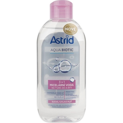 Astrid Aqua Biotic 3in1 Micellar Water micelární voda pro suchou a citlivou pleť 200 ml