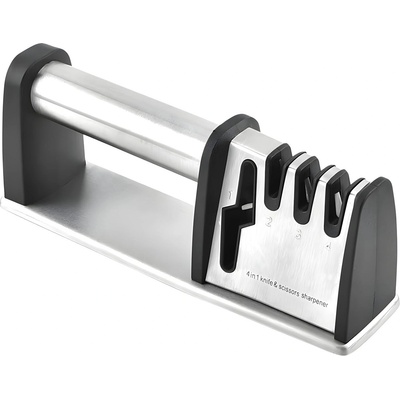 HARAHU Точило за ножове 4в1 - Сребриста kp35159 (35159)