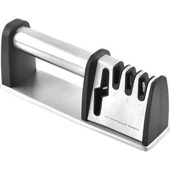 HARAHU Точило за ножове 4в1 - Сребриста kp35159 (35159)