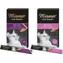 Miamor Cat Snack Cream variace chutí 2 x 6 x 15 g