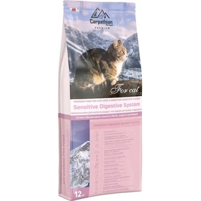 Carpathian Pet Food Carpathian Premium Cat Sensitive Digestive System - суха храна за пораснали котки от всички породи с пилешко месо, 12 кг - Украйна