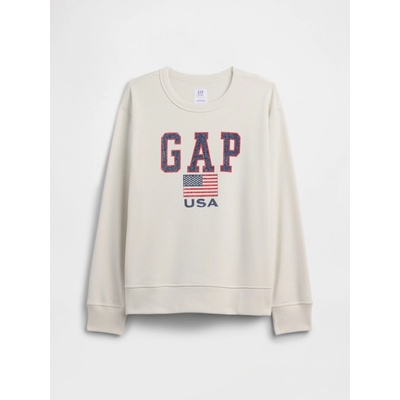 GAP detská mikina s logom biela