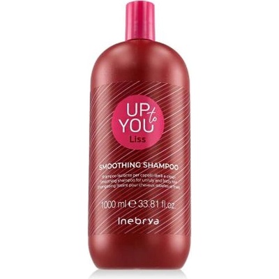Inebrya Up To You Liss Smoothing Shampoo 1000 ml изглаждащ шампоан за непокорна и къдрава коса унисекс