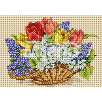 Milena Style Жадувано докосване - гоблен със схема конци dmc 1: 4