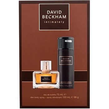 David Beckham Intimately sada EDT 75 ml + deodorant 150 ml pro muže