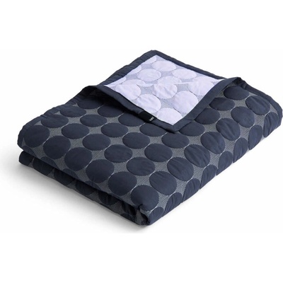 HAY Pléd Mega Dot Organic midnight blue 235x245