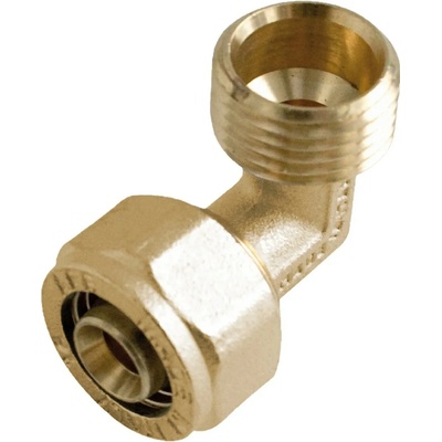 Kirchhoff úhlový fitinek 90° 16 mm x 21 mm (vnější závit 1/2 ), kompresní fitinek pro MSVR