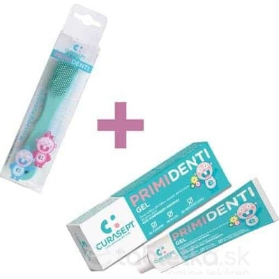 Curasept Primidenti gél 20 ml + masážna kefka darčeková sada