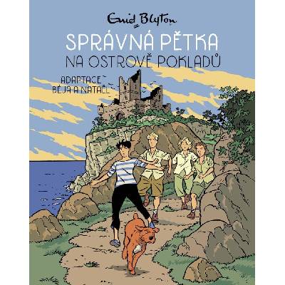 Správná pětka 1. na ostrově pokladů - komiks - Enid Blytonová
