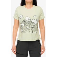 Bavlnené tričko dámske Turbat Vivcegora T Shirt bog lime