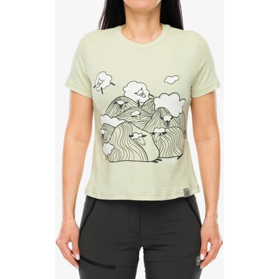 Bavlnené tričko dámske Turbat Vivcegora T Shirt bog lime