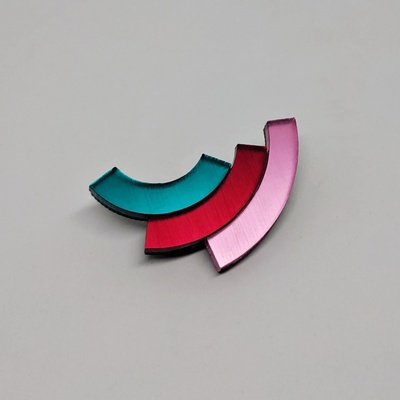 Fifle Rainbow Red brož 436