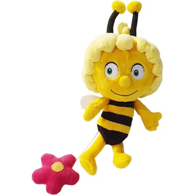 HEUNEC Плюшена играчка с музикален механизъм Heunec - Пчеличката Мая, 18 сm (605879)