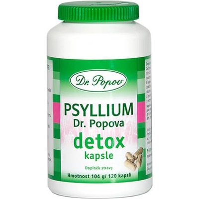 Dr. Popov Psyllium Detox 120 kapsúl