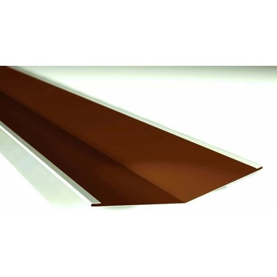 Úžlabí klasik r.š.400mm Al Hliník STORM RAL 8017 hnědá čoko dl.2m
