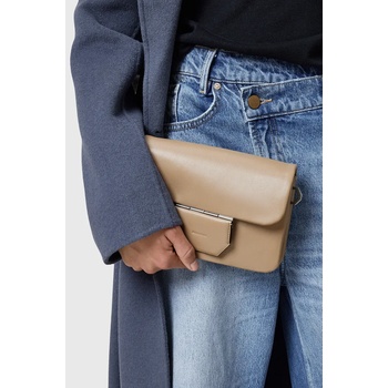 AllSaints Кожена чанта AllSaints ONDINE в бежово W094XC (W094XC)