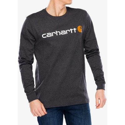 Carhartt Core Logo T-Shirt L/S carbon heather