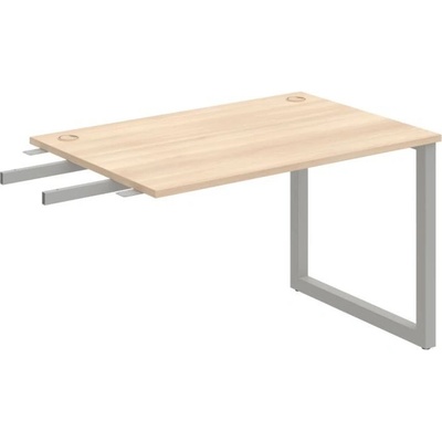 OFFICE PRO s.r.o. HOBIS prídavný stôl do uhla - US O 1200 RU, hĺbka 80 cm, agát
